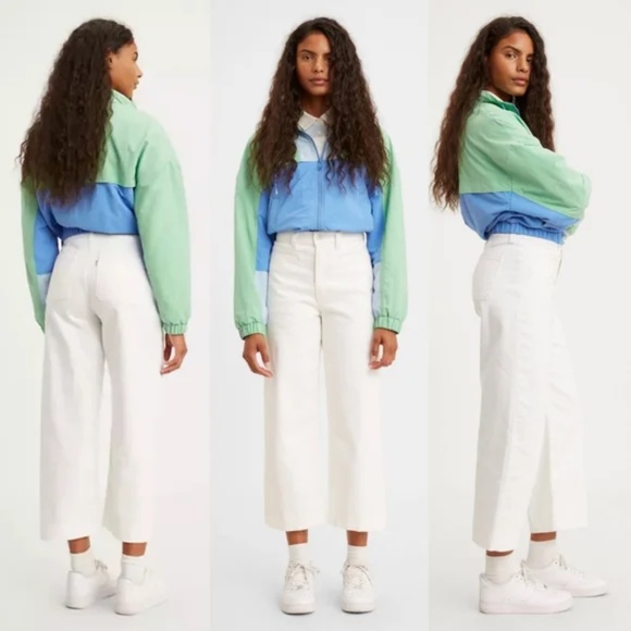 LEVIS RIBCAGE WIDE LEG CROP - Picture 8 of 9